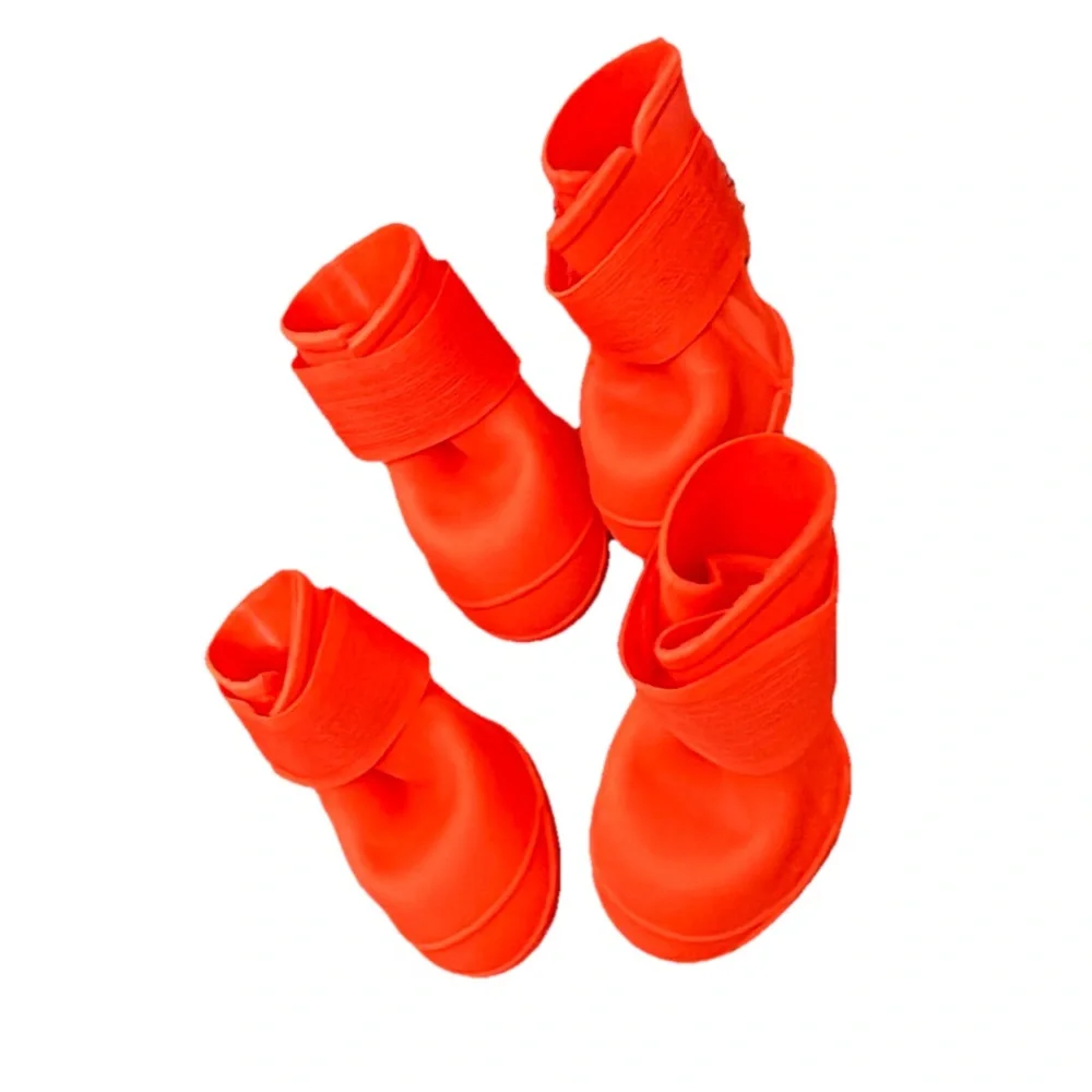 Dog Rain Boots Red Size Medium NEW